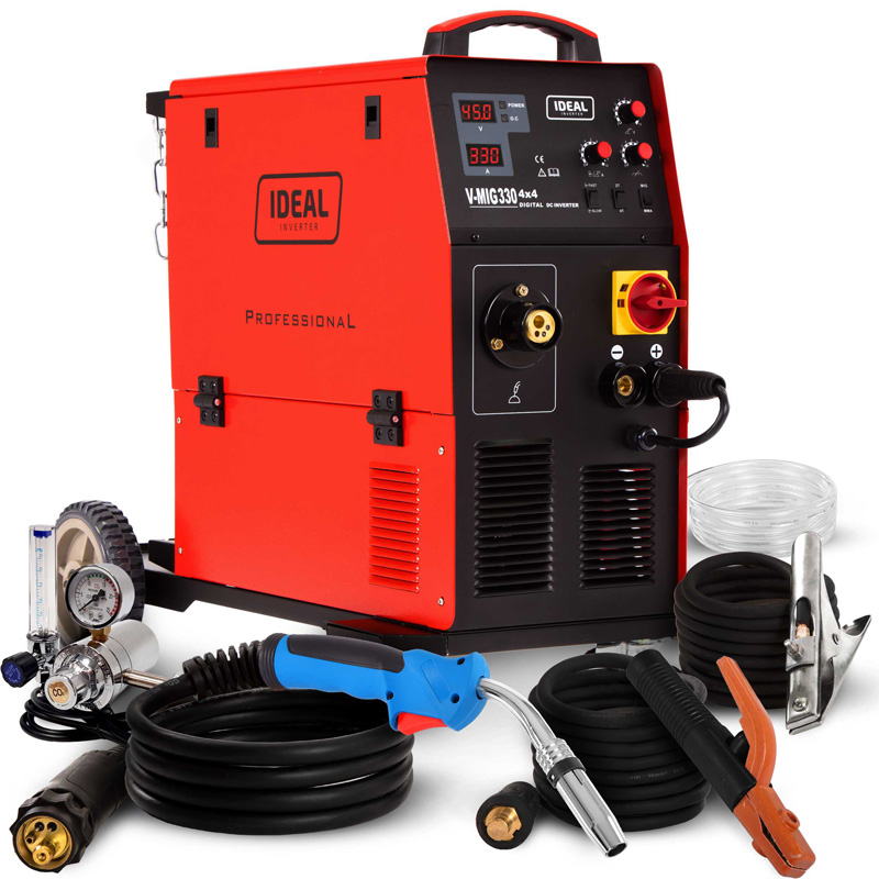 Migomat IDEAL V-MIG 330 z funkcją lutospawania